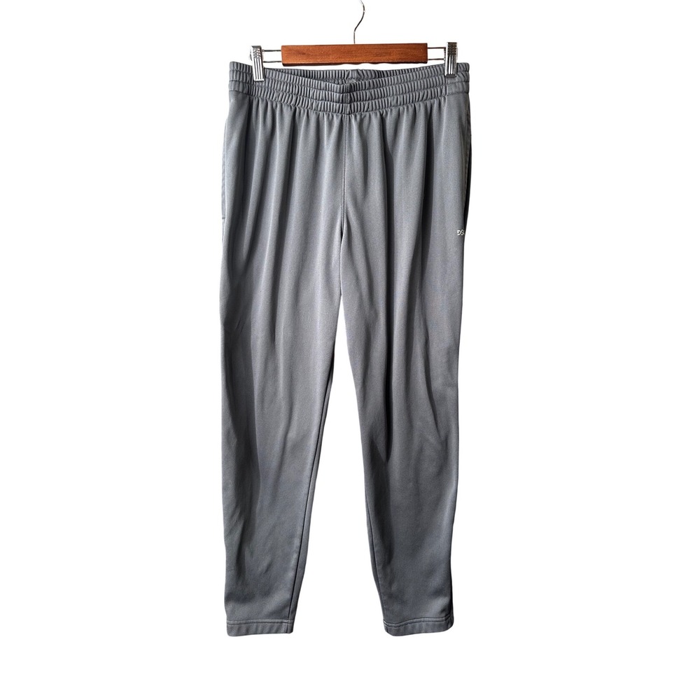 DSG Mens Athletic Jogger Pants Gray Fleece Lined Sweatpants Size L Training Gym